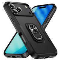 Portable Finger Ring Stand Case for Iphone 17 Pro Max Air 15 16 14 Plus 12 13 Iphone16 Dual Layer Protection Funda Capa iPhone 15 Pro juoda