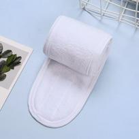 Spa Headband for Women | Flannel Elastic Hair Band | Perfect for Skincare, Shower, Yoga & Sports balta