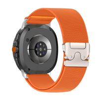 2 PCS Parachute band for Samsung Galaxy Watch 8 Strap 44mm 40mm Accessories Nylon Bracelet correa galaxy watch 8 classic 46mm Galaxy 8 classic oranžinė