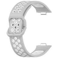 Breathable Silicone band For Huawei Watch Fit 4 Pro belt Accessories Sprot Replacement Bracelet correa for Huawei Fit 4/3 strap for Huawei Fit 4 pro pilkai balta spalva