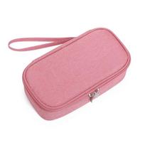 Thermal Insulated Medicine Cooler Case Portable Drug Freezer Thermal Pill Protector  For Diabetes rožinė