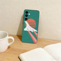 C-Concorde Air France Phone Case For Samsung Galaxy A73,A72,A71,A70,A53,A52,A51,Others Soft Black Cover Samsung a21s