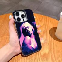 Lovely B-Billie Eilish Singer Phone Case For iPhone17,16,15,14,13,12,11,Pro,MAX White Matte Shockproof Cover iPhone16pro