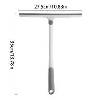Shower Squeegee for Glass Doors Silicone Window Cleaner, All-Purpose Squeegee for Bathroom Kitchen Car RV Office Wall