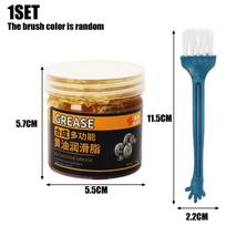 Door Hinge Seat Rail Bearing Maintenance Anti Seize Lube with Brush Car Sunroof Track Lubricant Grease for Noise Elimination