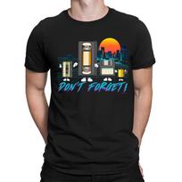 Dont You Forget Mens Funny VHS 80s  T-Shirt Mens Womens Tees Top Cassette Tape Floppy Disk Eco S