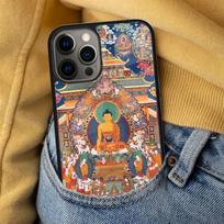 Shakyamuni Buddha Soft Phone Case for iPhone 17 Air 16e Pro max 15 Pro 13 14 Plus 11 12 MagSafe Magnetic Coque iPhone 11pro max