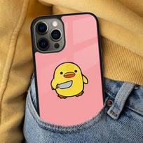 Cartoon Duck Knife Soft Phone Case for iPhone 17 Air 16e Pro max 15 Pro 13 14 Plus 11 12 MagSafe Magnetic Coque iPhone 12pro max