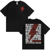 Dani Martin La Montana Rusa Album Merch T Shirts Men's Clothing Street Tee Shirt Cotton Loose Oversized T-shirt S