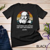 Thunderbolt lightning Galileo philosopher physics astronomy Unisex T-Shirt Mens Womens Tees Top L