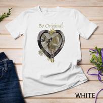 Steampunk-Clock Gears on Leather Unisex T-Shirt Mens Womens Tees Top 3XL