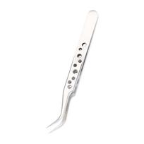 Fashion Stainless Steel Curved Rhinestones Picker Extensions Grafting Eyelash Tweezer Nippers Clip Tool