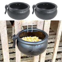 A5YD 2PCS Rubber Chicken Feeder Bowl For Poultry Feeding and Watering Easy Mounting CN