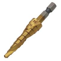 Hex Shank Spiral Step Drill Bit Set 4-12mm 4-20mm 4-32mm Taper Hole Cutter For Metal Wood Plastic Hardware Tools