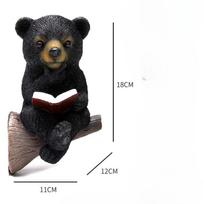 Little Bear Garden Solar Decoration Lighting Creative Outdoor Courtyard Decoration Resin Little Bear Solar Lighting Decoration