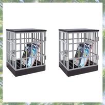 Premium-2X Metal Lock Box Cell Phone Lock Box Cell Phone Jail Lock Safe Cell Phone Cage (as the picture,NONE)