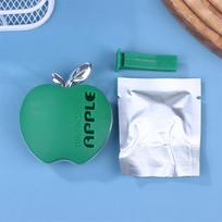 1 PCS Apple-Shaped Car Air Freshener With Floral Fragrance – Featuring A Decorative Vent Clip Design žalia