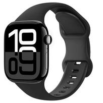 Silicone Band For Apple Watch 11 10 46mm 42mm 9 8 7 45mm 41mm Ultra 3/2 49mm Sports Bracelet Wristband iWatch 6 5 4 SE 44mm 40mm 40 41MM(S11-10 42MM) juoda
