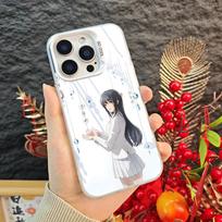 Anime S-Sakurajima M-Mais Frosted Phone Case For Iphone 17 16 15 14 Pro Max Xr Air Plus Black Silver Hard Shell Cover iPhone 13 mini