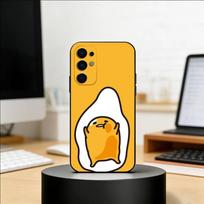 Cartoon P-Gudetama  Phone Case For Samsung S25,S24,S21,S22,S23,S30,Ultra,S20,Plus,Fe,Soft Silicone Black Cover Samsung S225G