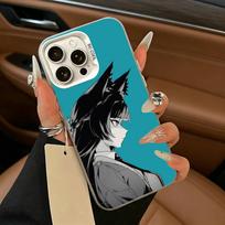 Game- Miyabi -Hoshimi Phone Case For iPhone 11 12 13 14 15 16Pro Max Plus white silver  Phone Cover iPhone14ProMax