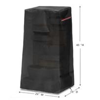 Heavy Duty Waterproof Garden Fountain Cover with Front Zipper and Drawstring for Garden Use 238 L x 19 W x 40 H China Mainland