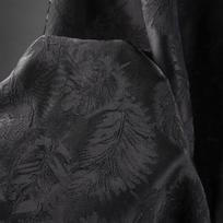 Leaf Pattern Jacquard Silk Satin Fabric Creative Fashion Apparel Material for Handmade Diy Sewing Dress Cheongsam Designer Cloth 100x150cm juoda