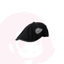Embroidery Painter Hat Y2k Beret Casual Newsboy Flat Cap  Spicy Girl juoda