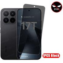 For Xiaomi 17T Privatumo ekrano apsauga Grūdintas stiklas Anti-spy stiklas Mi 17T Apsauginė plėvelė nuo smalsumo Xiaomi 17T Pro Xiaomi 17T