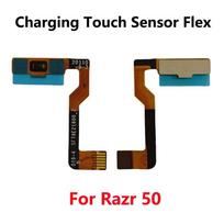 For Motorola Moto Razr 50 / 50 Ultra CXT2451 XT2453 USB Charging Touch Sensor FPC Flex Cable Replacement Parts Razr 50
