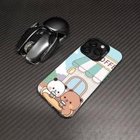 BuBu And DuDu Phone Case For IPhone 17 16 15 14 11 12 13 Pro Max Plus Pro Colored Silver Cover iPhone 16