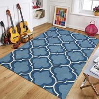 Modern Boho Moroccan Geometric Area Rug Non Slip Distressed Trellis Floor Mat For Living Room Bedroom Office Home Decoration 50x80cm