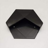 Geometric Hexagonal Flower Pot Wall-Mounted 3D Printed Succulent Plant Basin Decorative Wall Hanging Planter Indoor Plants juoda