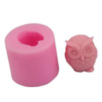 Nauji 3D pelėdos formos tortų dekoravimo fondanto silikoniniai cukraus meno formelės