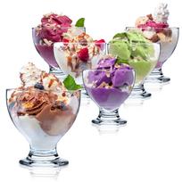 KADAX Stiklinės taurės ledams ir desertams Rinkinys 6 vnt 450ml