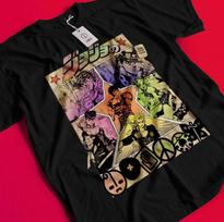 Jojo's Bizarre Adventure T-Shirt Jonathan Joeastar Shirt Dio Tshirt Jotaro Kujo AA302 S