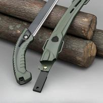 1PCS300mm Hand Saw Household Saw Tree - Sawing Magic Tool Garden Wood - Cutting Tool Carpenter's Folding Saw Manual Farming Tool žalia