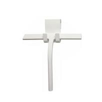 Durable Metal Shower Squeegee Efficient with Hooks Glass Squeegee Multifunctional Silicone Scraper Cleaning Tool Bathroom Use balta