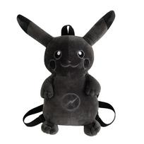Cute Pokemon Black Pikachu BackPack Kawaii Japanese Style Fashion Plush Bag Shoulder Bag Knapsack Schoolbag Birthday Gifts