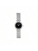Women's quartz watch with white dial, stainless steel, elegant generous, suitable business settings. High quality daily wear. T058.009.11.051.00 juoda