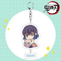 Demon Slayer Acrylic Keychain Tanjiro Nezuko Anime Double Sided Accessories Cosplay Collection Gift Fans for Carry Mini Lightweight Portable Cute