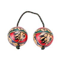 Kashaka Musical Instrument Wooden African Rhythm Shaker Handheld Percussion for Adult Beginners Party Stage Performance