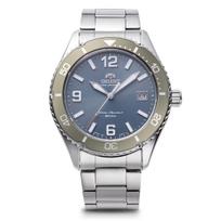 Mako Solar Powered Baby with Domestic [Orient Watch] Wristwatch, RN-WJ0002L, Men's, Blue, Manufacturer's Warranty.