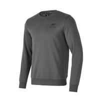 Skechers Basic Sports Series Solid Color Running Fitness Knit Pullover Long Sleeve Sweatshirt Men sweatshirt Periscope-Gray P424M180-0403 M