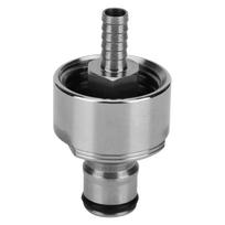 Stainless Steel Carbonation Cap with Barb Ball Lock 30cm Silicone Hose for Home Brewing Beer