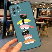 Sushi Food Case For Xiaomi 14T 11T 12T 13T Pro 13 14 15 Ultra POCO X7 Pro X3 X5 X6 F5 F6 M6 Pro Coque Xiaomi 15 Pro