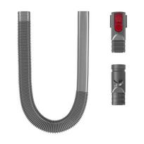 Dryer Vent Cleaner Hose For Dyson V7 V8 V10 V11 V12 V15 Vacuum Flexible Crevice Tool Lint Remover Universal Spare Parts Kit grey hose set A