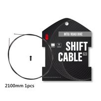 CNC Bicycle Shifter Cables Teflon MTB Road Bike Shift Cables 2100mm 2500mm Shifting Gear Cycling Accessories Parts 2.1m x 1pcs