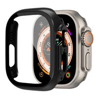 Glass+case For Apple Watch Ultra 2 3 49mm smartwatch PC Bumper+Screen Protector Tempered Cover iwatch series band Accessories 49mm Ultra 2 juoda