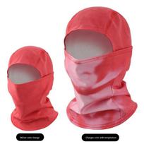 Heat Reactive Balaclava Unisex Temperature Sensitive Color Change Ski Mask Full Head Wrap Motorcycle For Hiking Cycling New